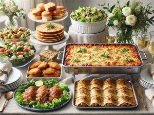 Menu 5 – Meat Lasagna & Cutlets